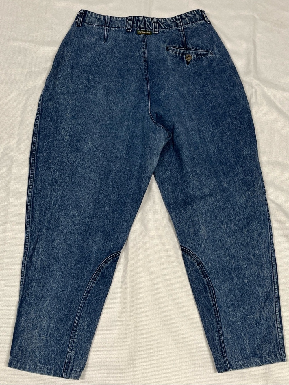 Vintage Outback Red Women's Jeans Double Button Waist Pleated Tapered Size 12 - Picture 6 of 15